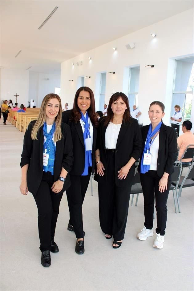 Tanya Montemayor, Patricia González, Jéssica Carmona y Edith de Anda