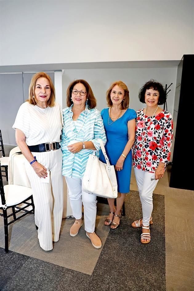 Blanca Melo, Elizabeth Garza, Nancy Rodríguez y Paulina Treviño