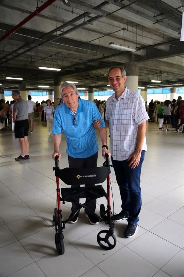 Roberto Melo González y Roberto Melo Fernández