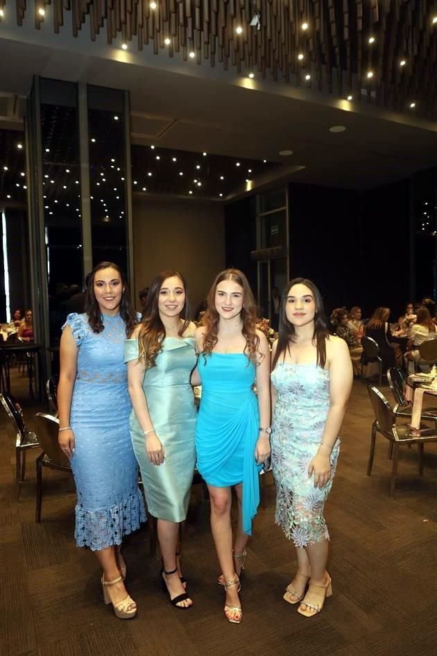 Martha Gómez, Daniela Elizondo, Denisse Ríos y Alondra Garza