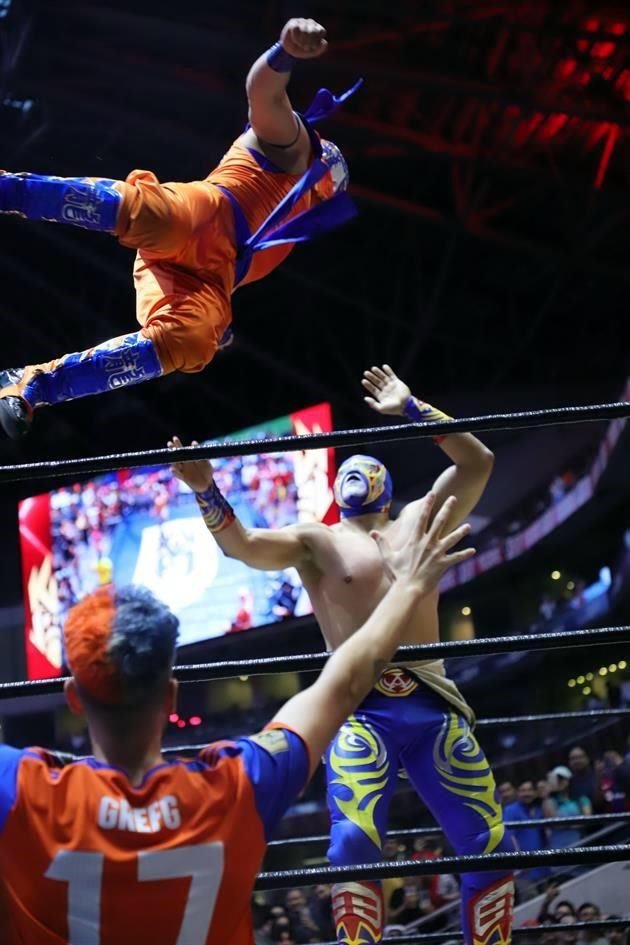 Aspecto lucha libre durante la Kings World Cup 2024