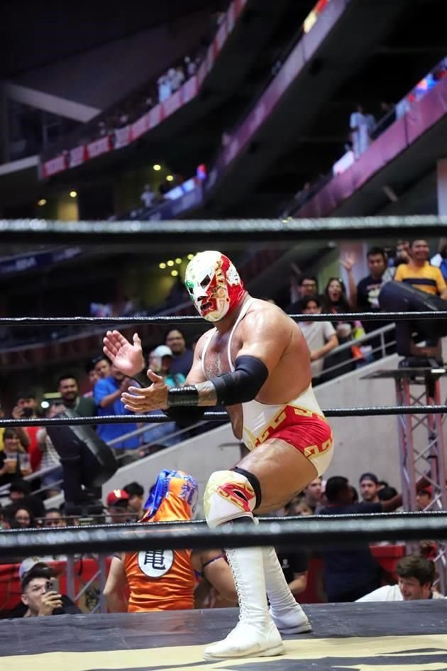 Aspecto lucha libre durante la Kings World Cup 2024