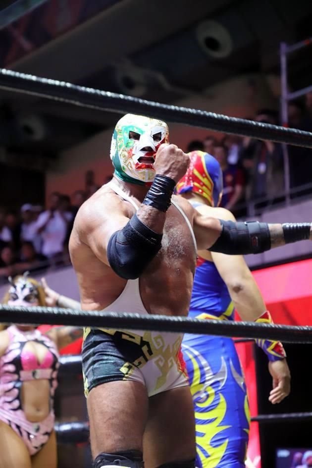 Aspecto lucha libre durante la Kings World Cup 2024