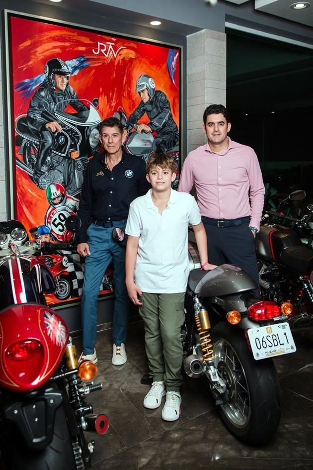 Familia Álvarez Tostado. José Álvarez Tostado Villarreal, José Álvarez Tostado Daccarett y José Álvarez Tostado Matar 