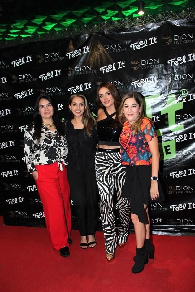 Patricia Zaldívar, Mónica Chávez, Michelle Zaldívar y Laura Valadez