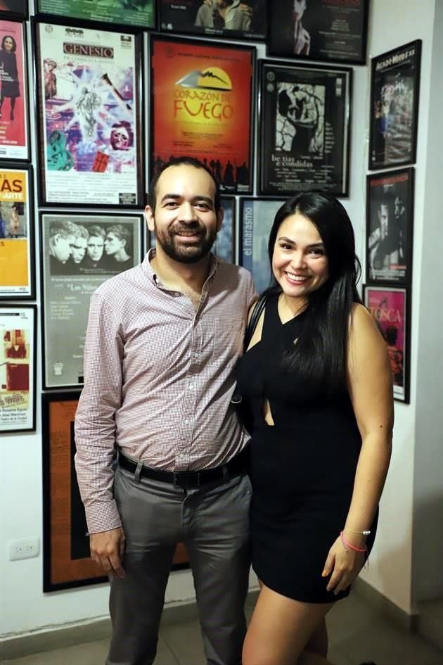 Luis Salas y Mayte Cantú
