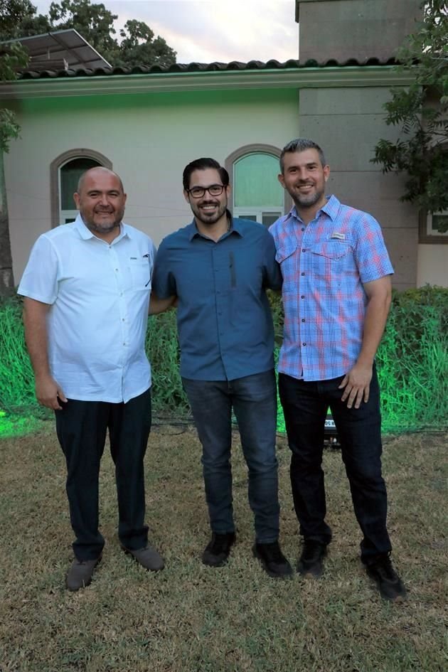 Héctor Chávarri, David de la Peña y Rubén Flores