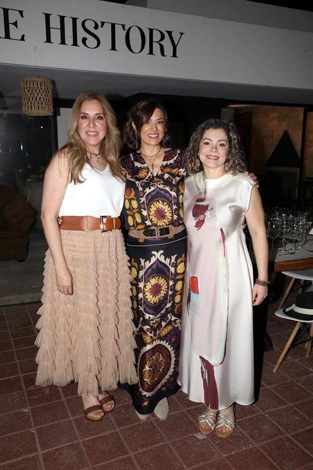 Lupita García, Brenda García de Valenti y Samantha Arizpe