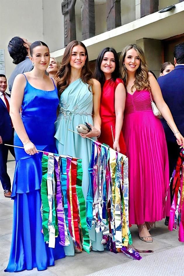 Paola Gutiérrez, Carolina González, Sofía Garza y Viviana Garza