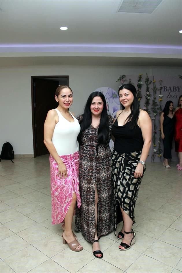 Jess Ramírez, Rossana Cirlos y Mariana Garza