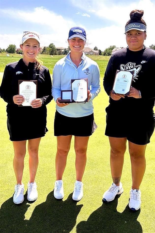 Cory López, Leigha Devine y Apelila Galeai