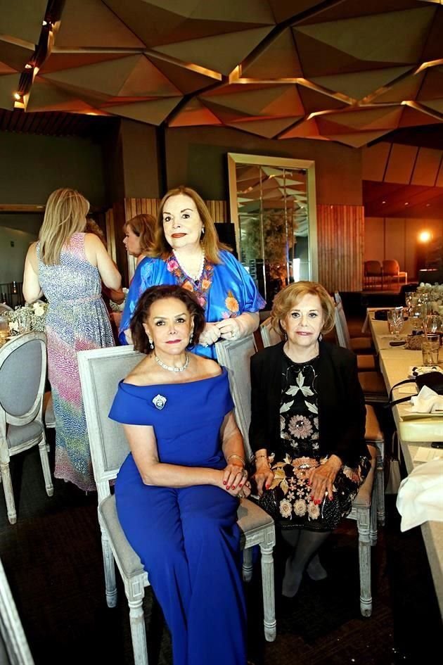 Zandra Garza T., Adriana Salinas de Gortari y Leonor Barocio