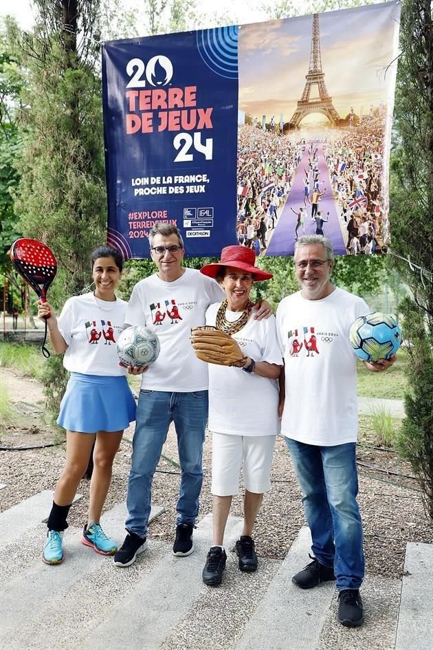 Emec Pierre, José Manuel Blanco, Susana Canales y Guillaume Pierre