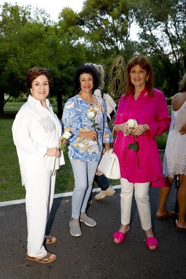 Dorothy Canavati de Assad, Paulina Treviño de Morales y Victoria de Morales