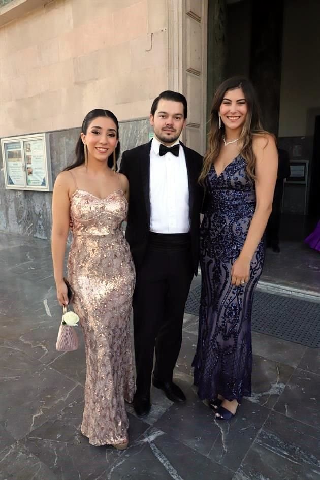 Sofía Sosa, Alejandro López y Annelie Ruther