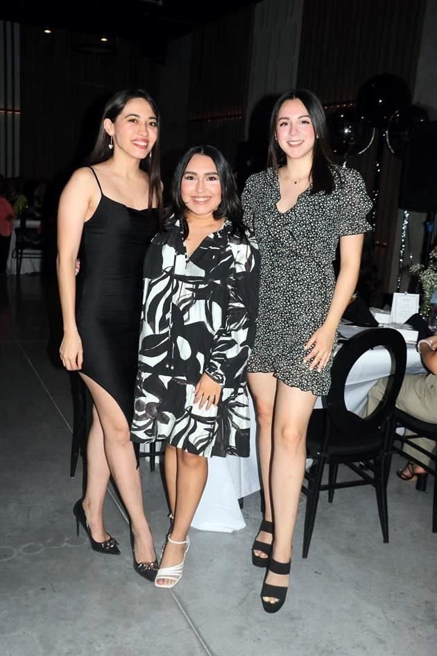 Jasive Díaz, Nahomi Barrón y Alicia Alguiar