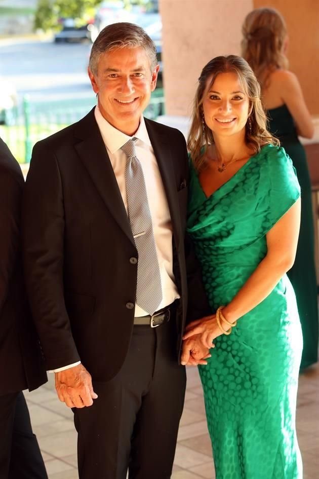 Alberto Elizondo y Andrea Windrisch
