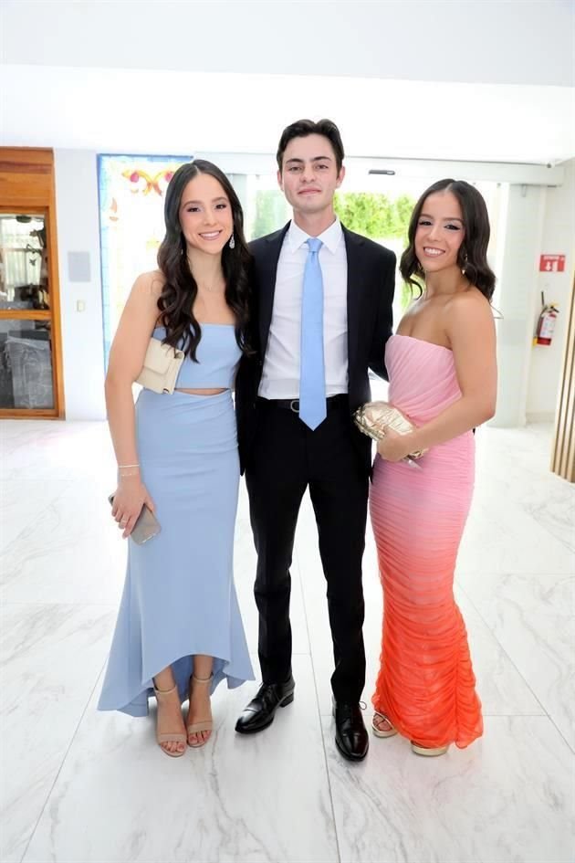 Alicia Guardado, Federico Colyer y Sofía Guardado