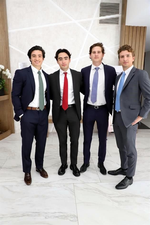 Eduardo Ledesma, Pablo de la Peña, Gabriel Padilla y David Belden