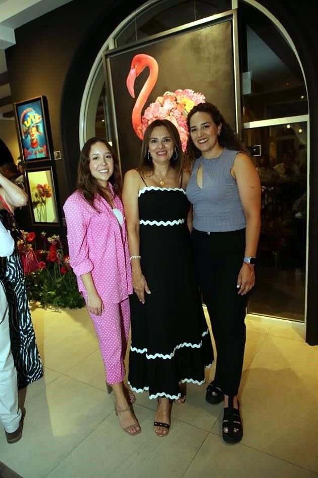 Mafer Garza, Martha de Bazán y Paola Bazán