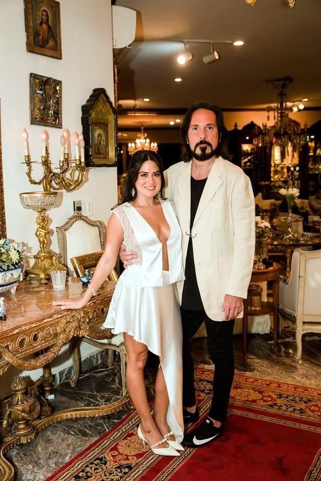 Catalina Cavazos y Eduardo López