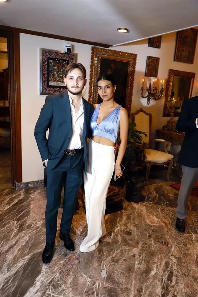 Claudio Villarreal y Catherine Zacarías