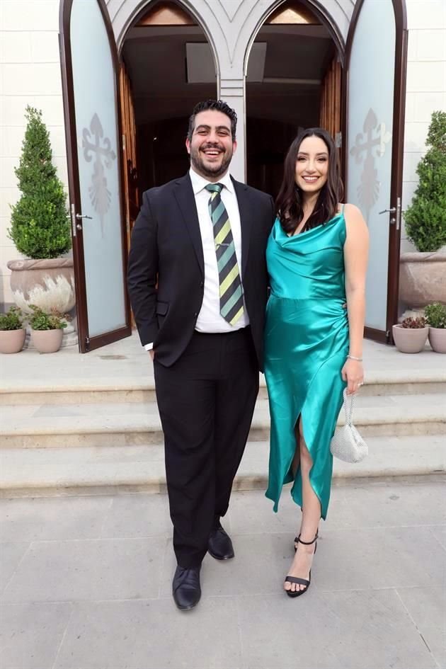 Víctor Tame y Denisse Elizondo