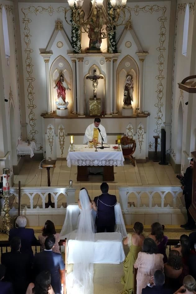 Aspecto de la Parroquia de Santiago Apostol en Saltillo, Coahuila