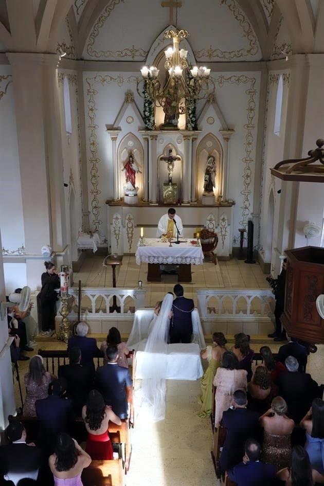 Aspecto de la Parroquia de Santiago Apostol en Saltillo, Coahuila