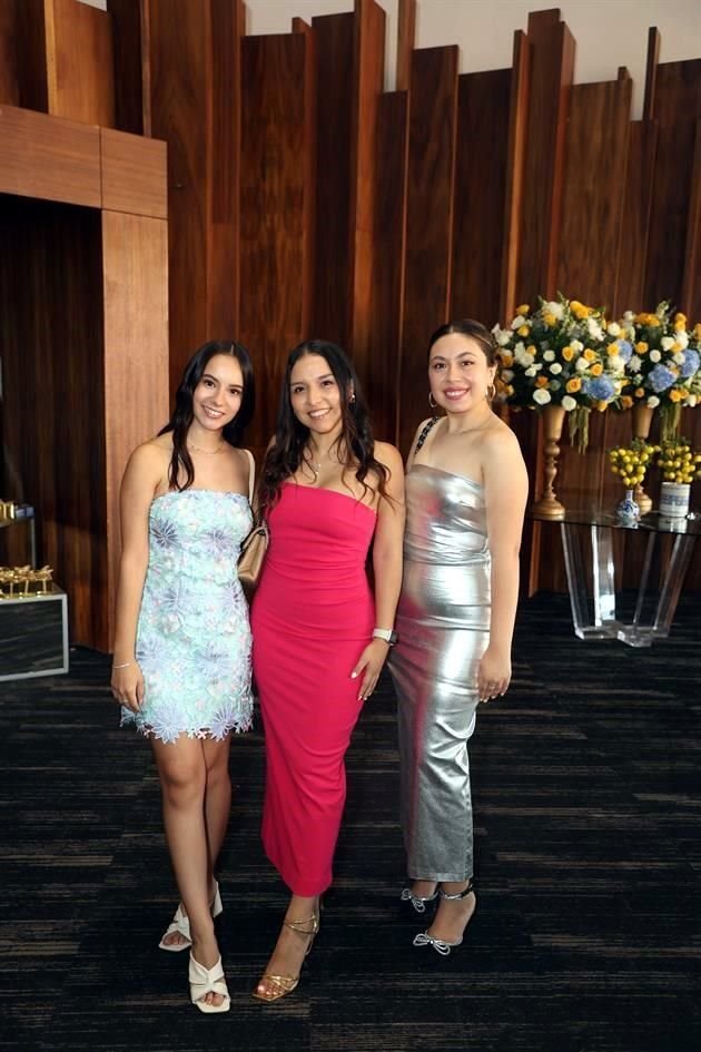 Valeria Velázquez, Andrea Cruz y Melissa Rodríguez
