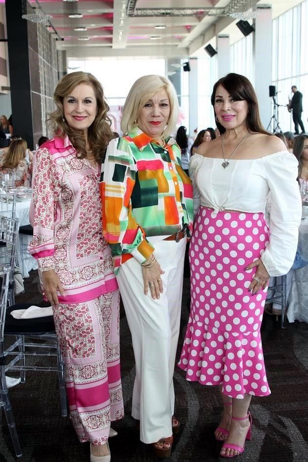 Adriana Cantú, Blanca Cantú de Cano y Edith Garza
