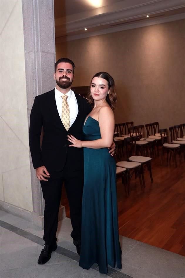 Arnoldo González y Jimena Salinas