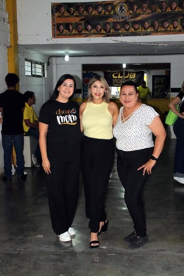 Daniela Lozano, Cynthia Tamez y Verónica García