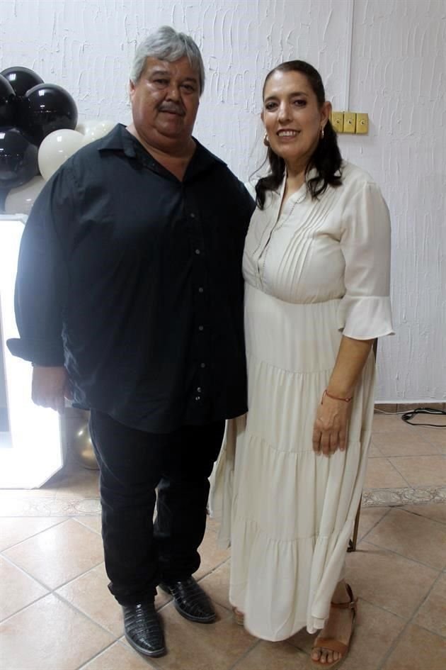 David Cervantes y Sandra Villarreal