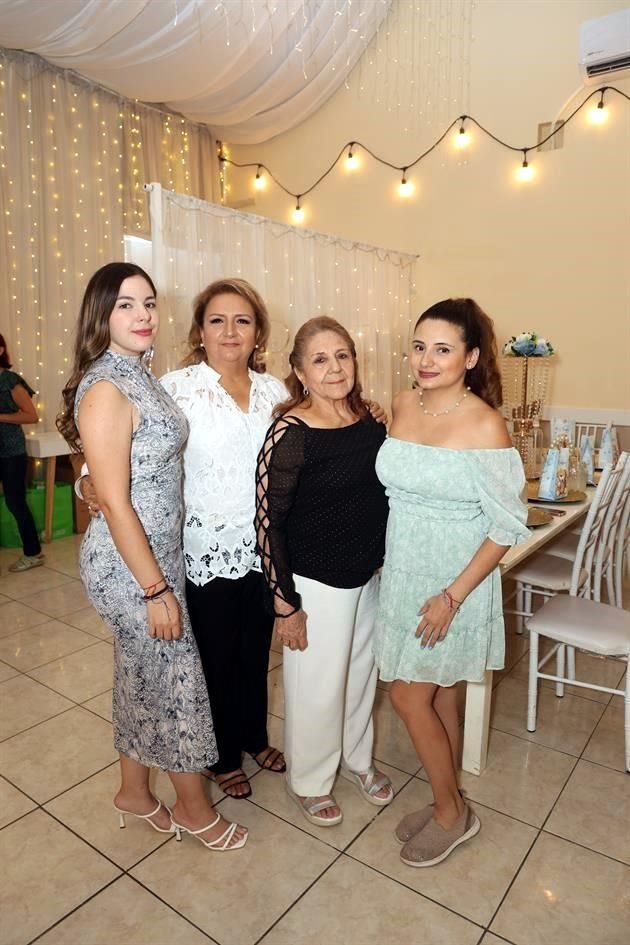 Diana Treviño, Irma Gómez, Irma Buentello y Paulina Ramírez