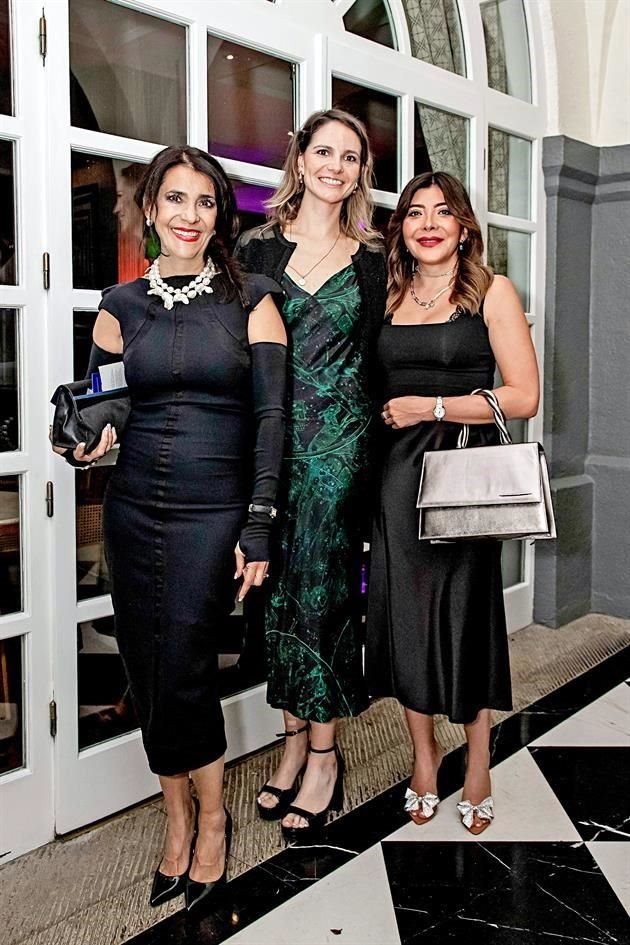 María Landa, Raisa Aylett y Diana Ortiz