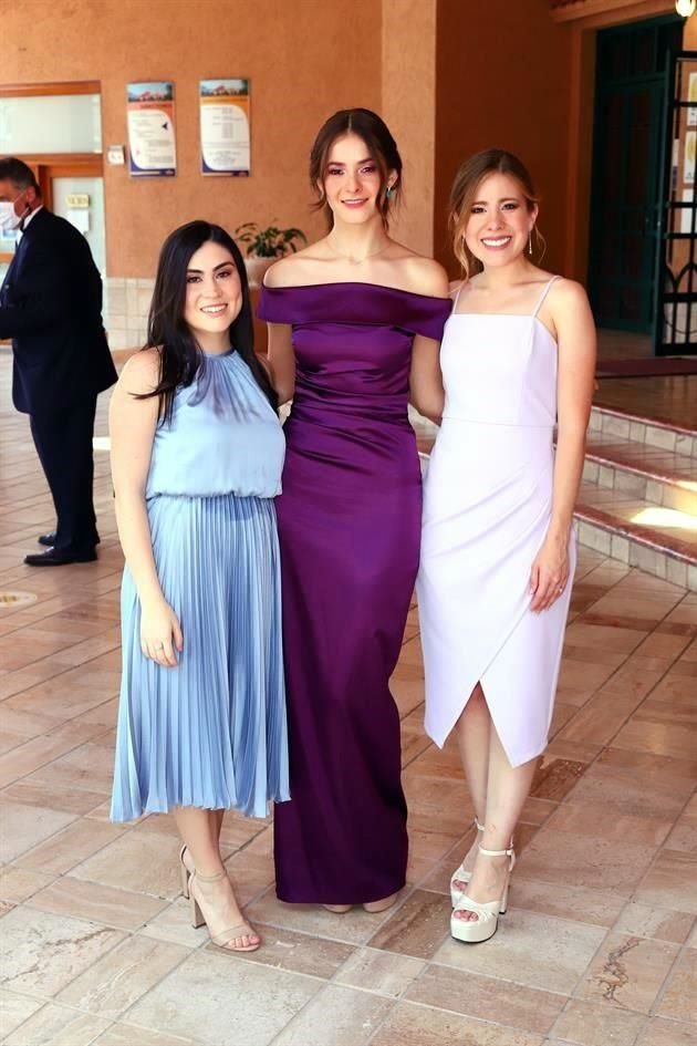 Annia Leal, Melissa Elizondo y Andrea Torres