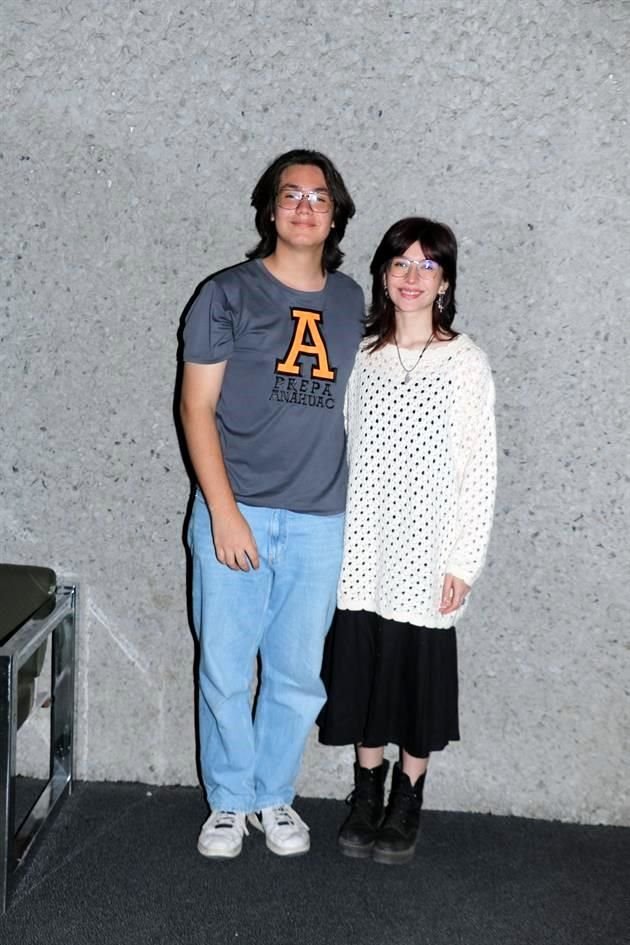 Mario Aguilar y Mariel Aguilar
