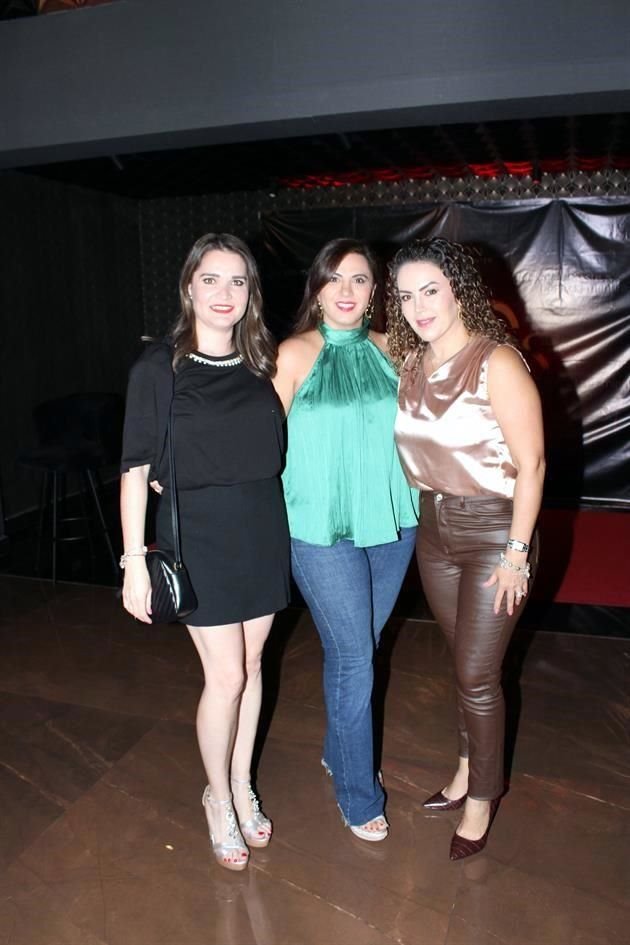 Yolanda Salinas, Virlete Martínez y Laura Garza