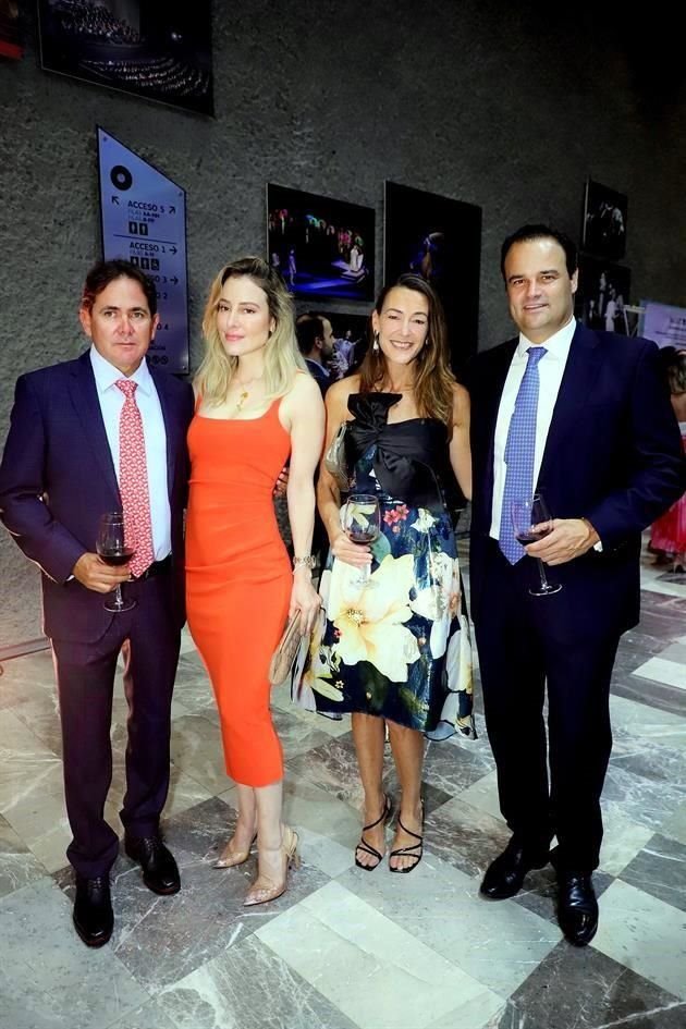 Ricardo de la Peña, Astrid Valdés de De la Peña, Pilar Cortés de Cors y Andreu Cors