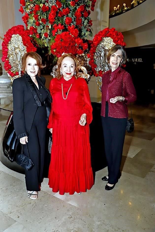 Adriana Tijerina, Aurora Cantú de Cagnasso y Gretchen Backhoff
