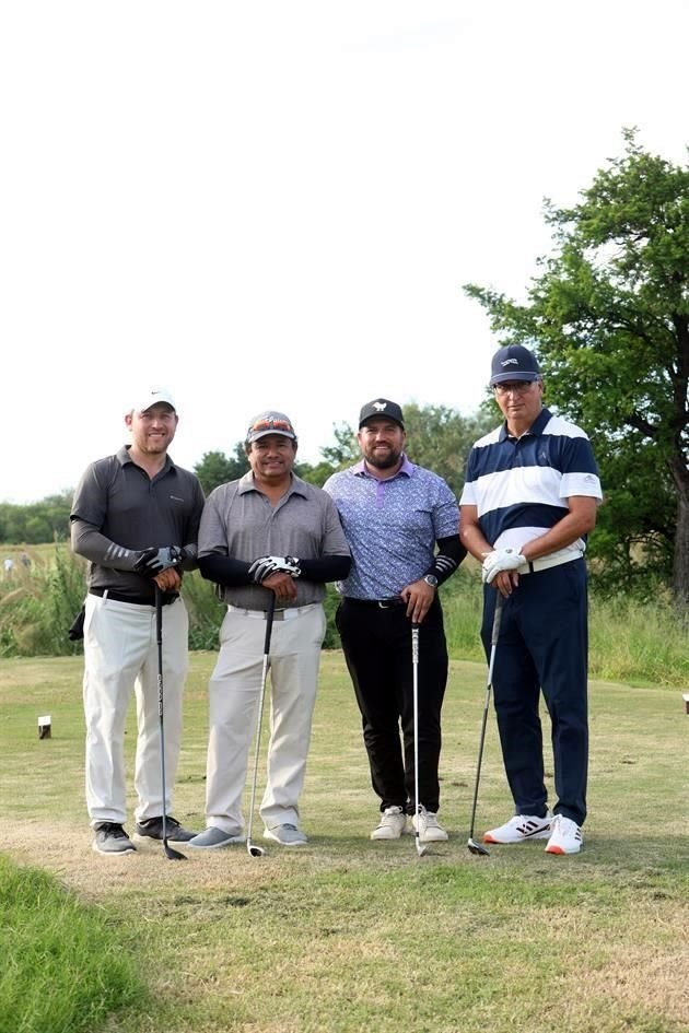 Claudio García, Gerardo Castillo, Héctor González y Andrés Sánchez