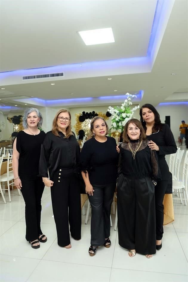 Ana Elisa Treviño, Myrna Madrigal, Myrna Hernández, Graciela González y Lizeth Santana