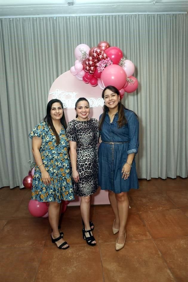 Ángela López, Liliana Díaz y Yéssica Rodríguez