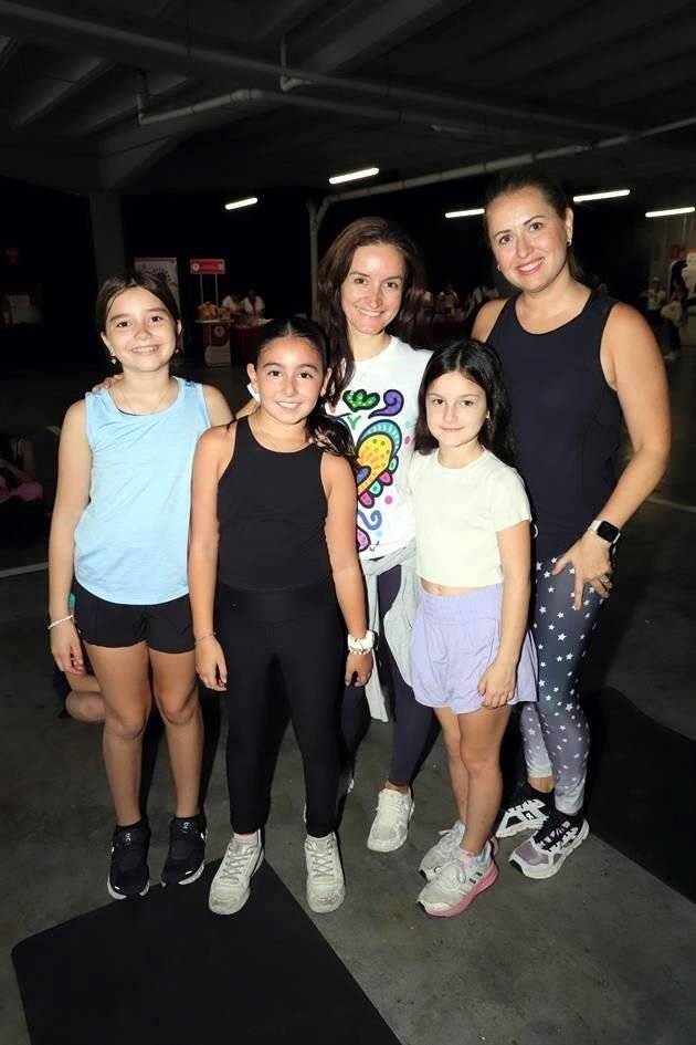 Ana Sofía Guajardo, Ale Margáin, Isabel Cueva, Sara Cueva y Sofía Garza