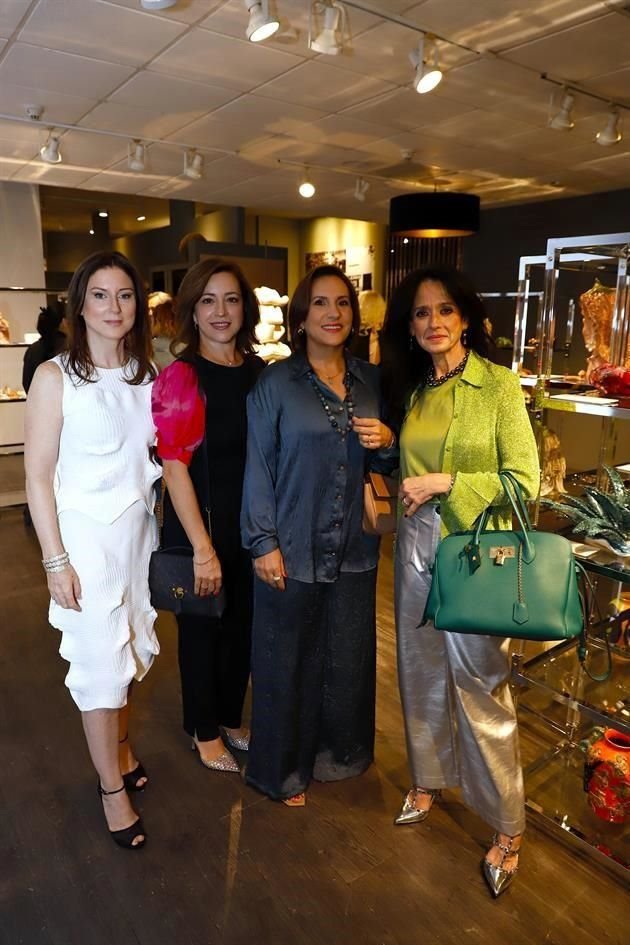 Frida Fascovich de Sandler, Analicia Lozano Garza, Susana Jasso y Susana González
