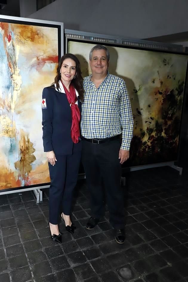 Mónica Martínez de De la Garza y Pedro de la Garza