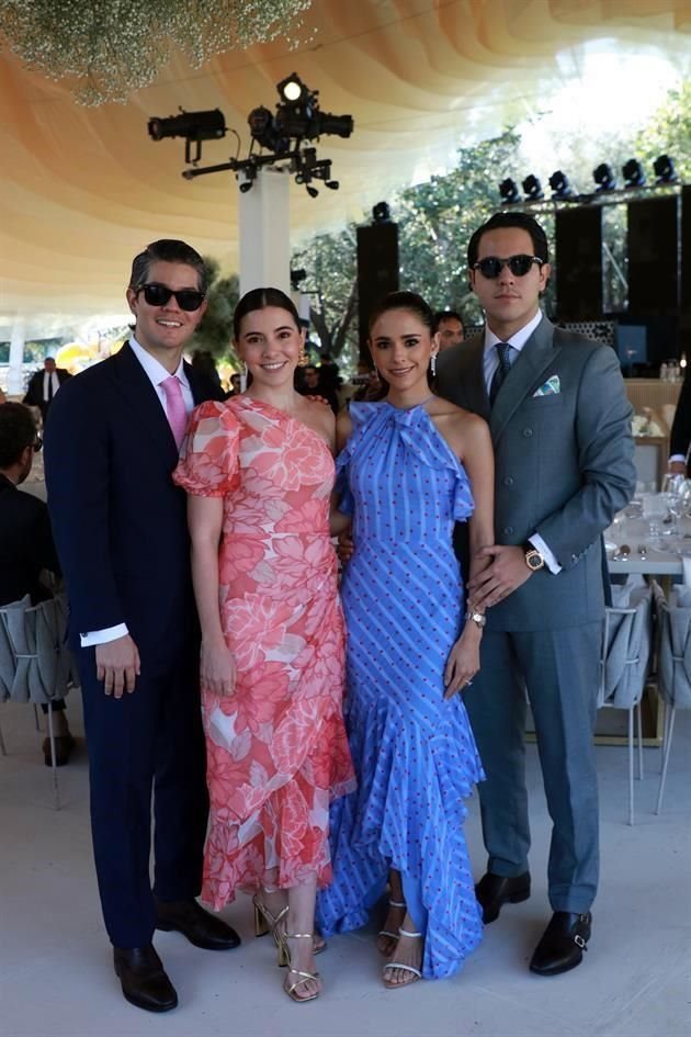 Sergio Ramírez, Arantrza Solbes, Mariana Farías y Rodrígo Ramírez