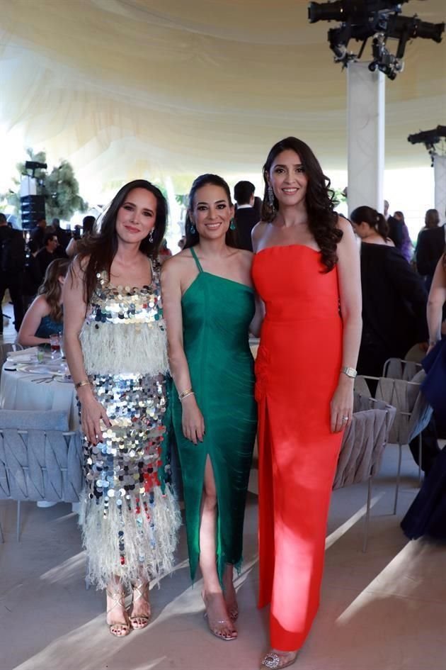 Goretti Garza, Daniela Villagómez y Jacqueline Sánchez