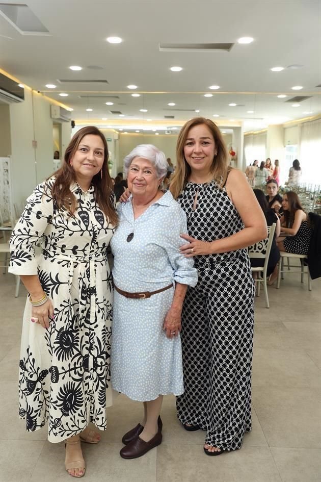 Gaby Lartigue, Nora de Saldívar y Nora de Marina